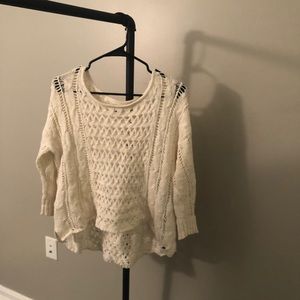 AEO white sweater